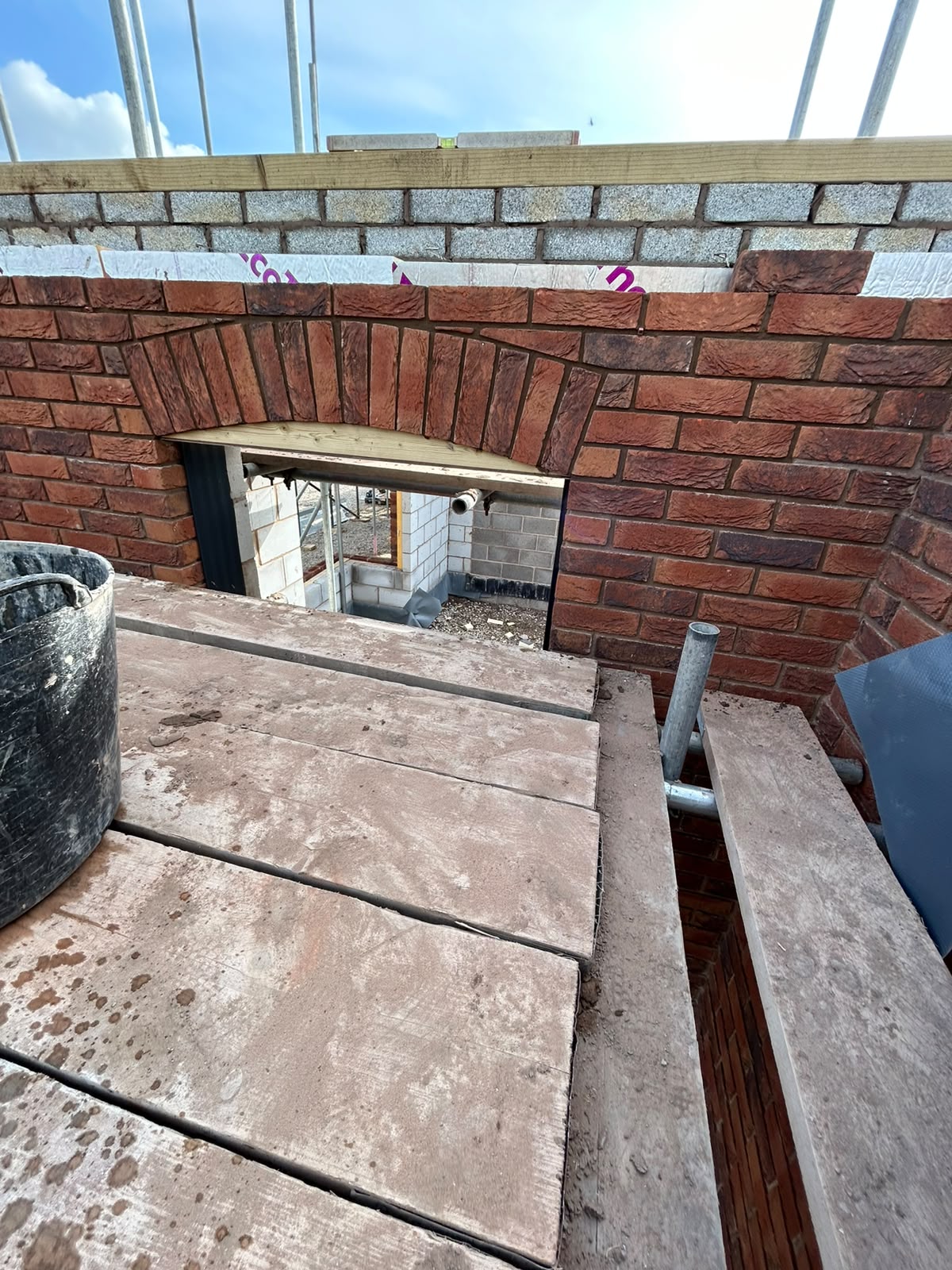 First Brick Course Bricklayer in Cheshire | First Course Brickwork