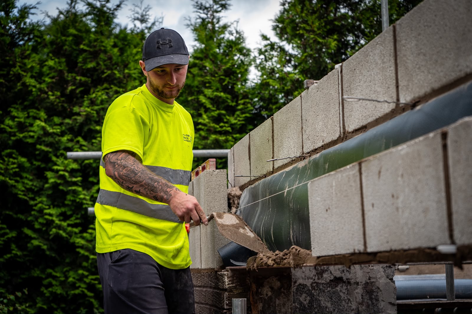 First Brick Course Bricklayer in Cheshire | First Course Brickwork